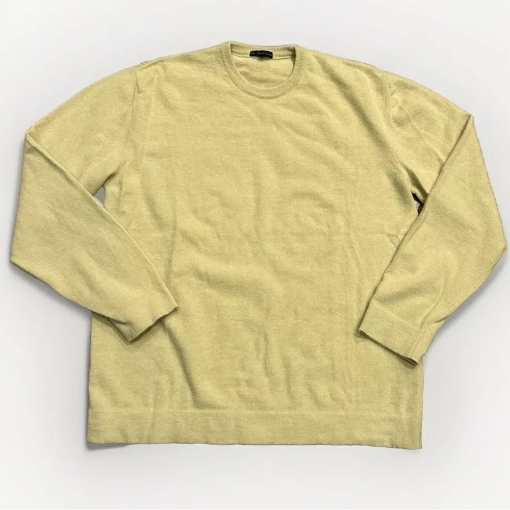 Paul Smith Women's Sweater XL Thin Angora Lambswool Crew Neck Soft Made in Italy